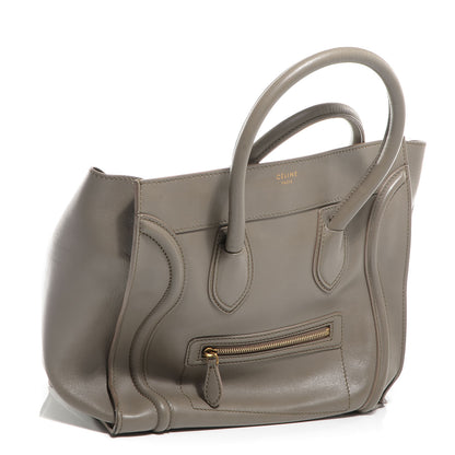 Celine Smooth Calfskin Mini Luggage Souris 3 of 11