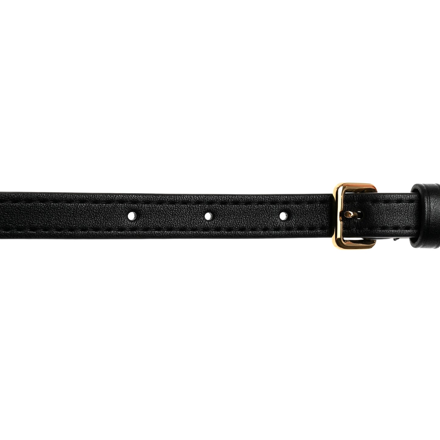 Calfskin 16mm Adjustable Shoulder Strap Black