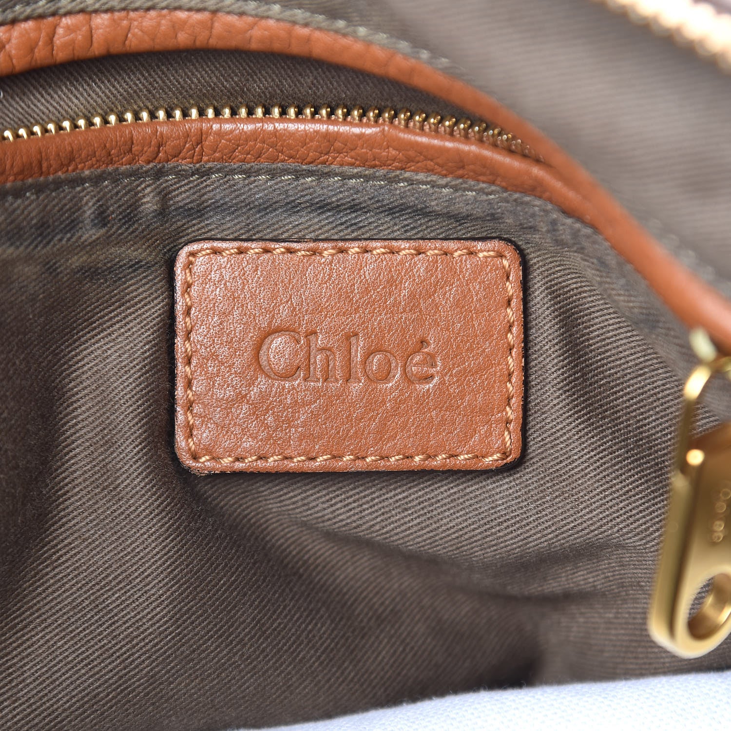 Chloe Calfskin Medium Marcie Satchel Tan 6 of 19