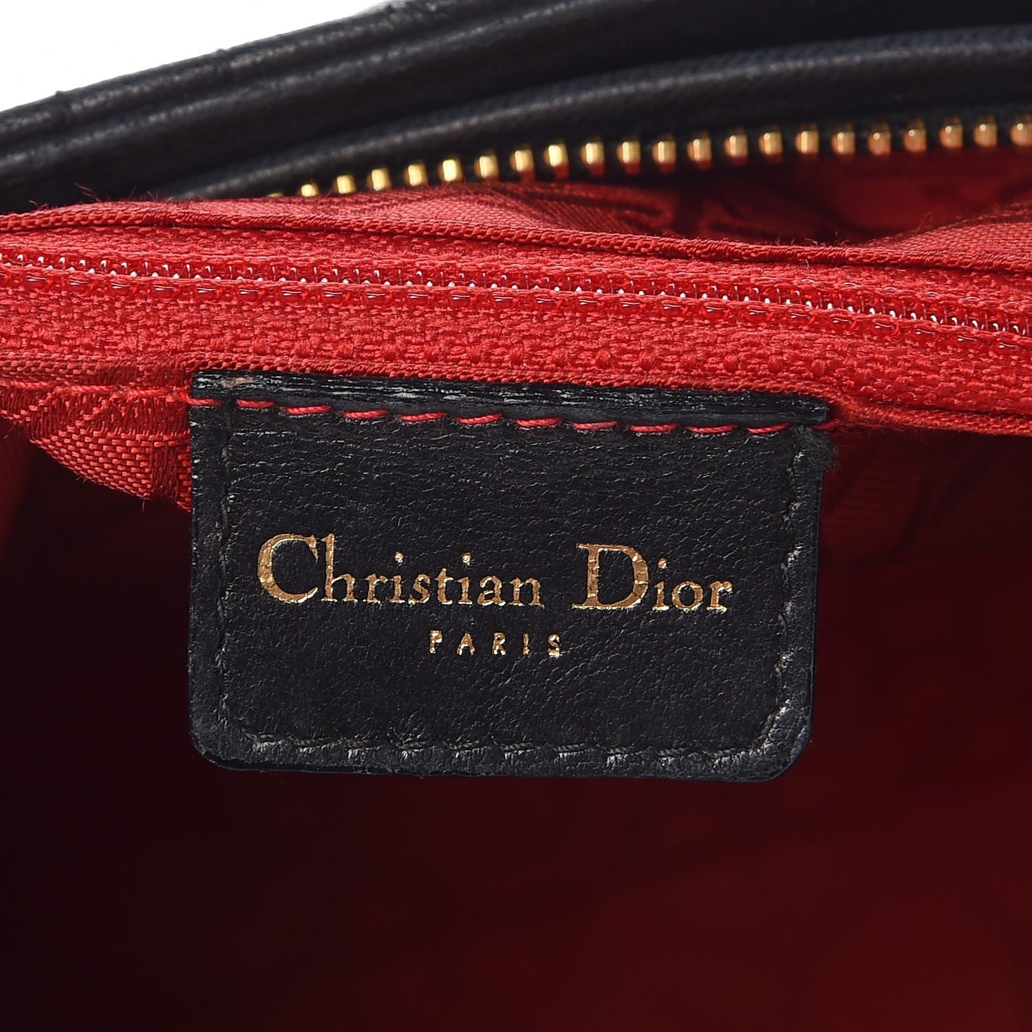 Christian Dior Lambskin Cannage Large Lady Dior Black 6 of 13