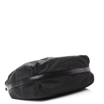 Prada Tessuto Nylon Saffiano Hobo Black 4 of 11