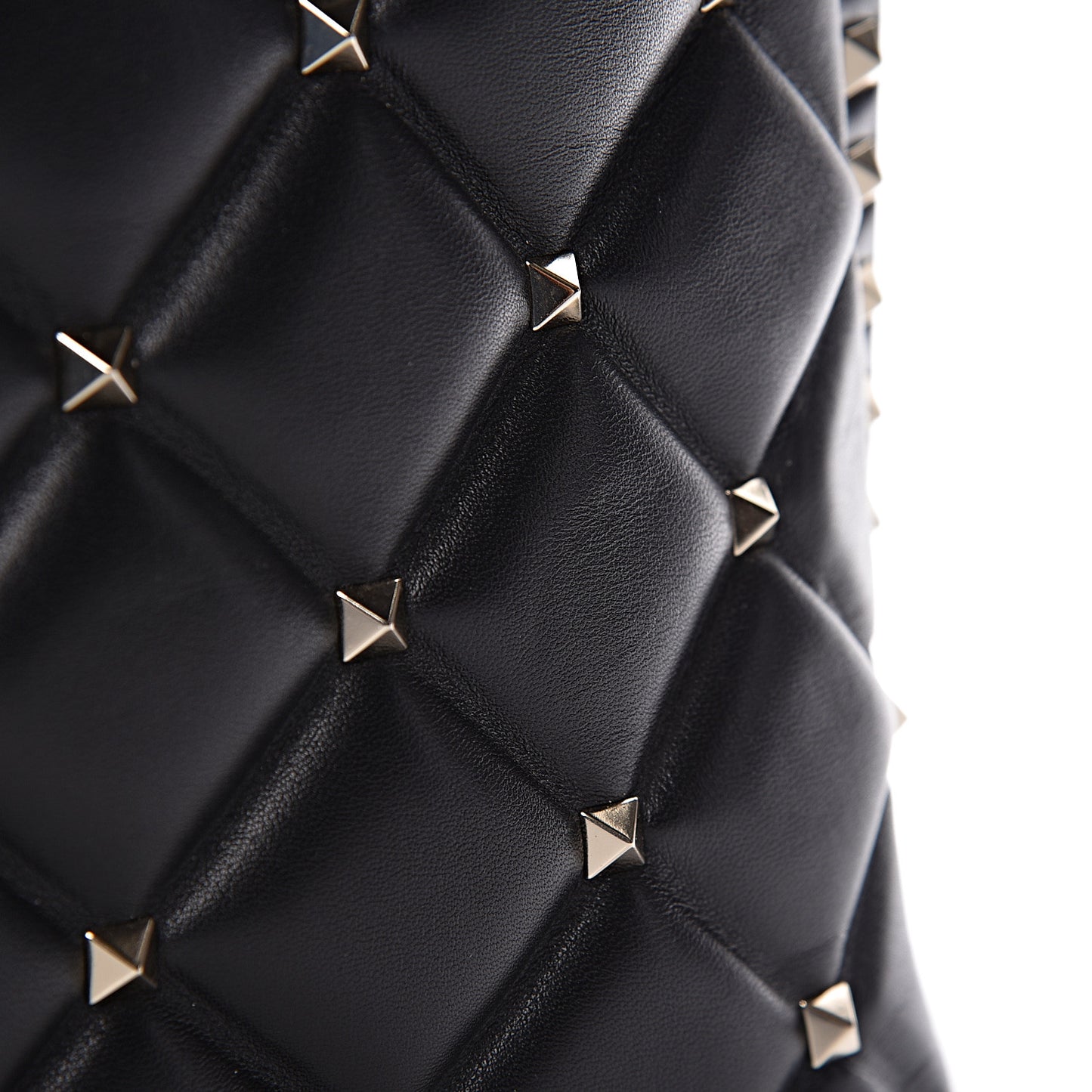 Nappa Candystud Shoulder Bag Black