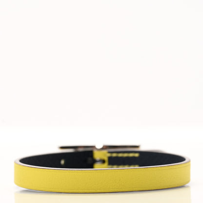Hermes Swift Epsom Behapi Single Tour Bracelet T5 Lime Bleu Indigo 3 of 6