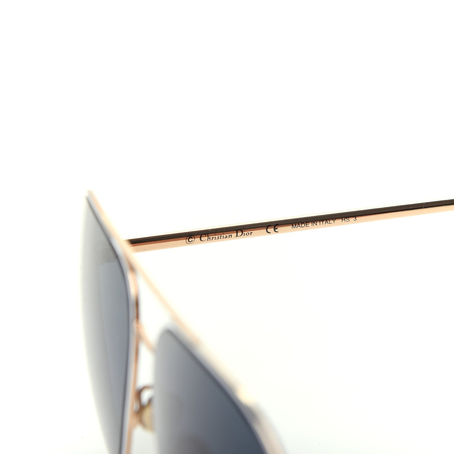 Aviator Sunglasses Gold White