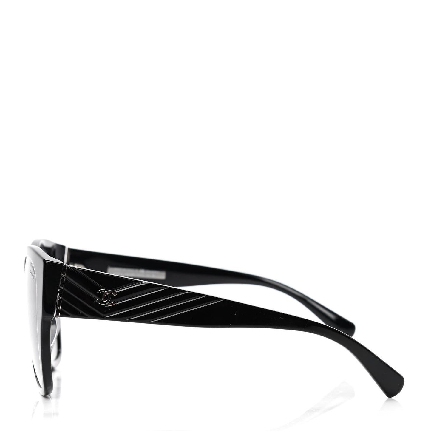 Acetate Polarized Butterfly CC Sunglasses 5412 Black