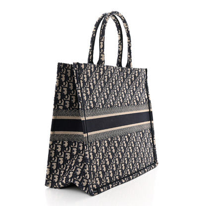 Christian Dior Oblique Book Tote Blue Multicolor 3 of 11