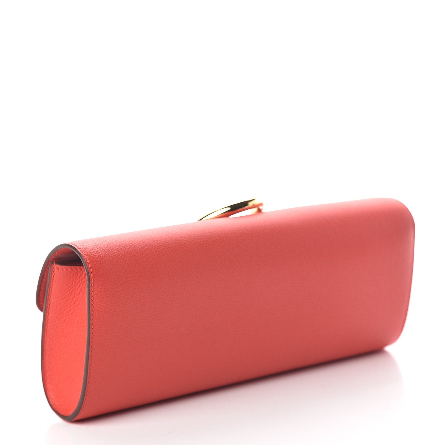 Hermes Evercolor Egee Clutch Rouge Tomate 2 of 6