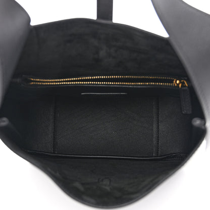 Saint Laurent Smooth Calfskin Small Le 5 A 7 Soft Hobo Black 5 of 10
