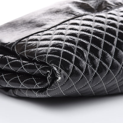 Chanel Vinyl Quilted Melrose Degrade Tote Black 8 of 9