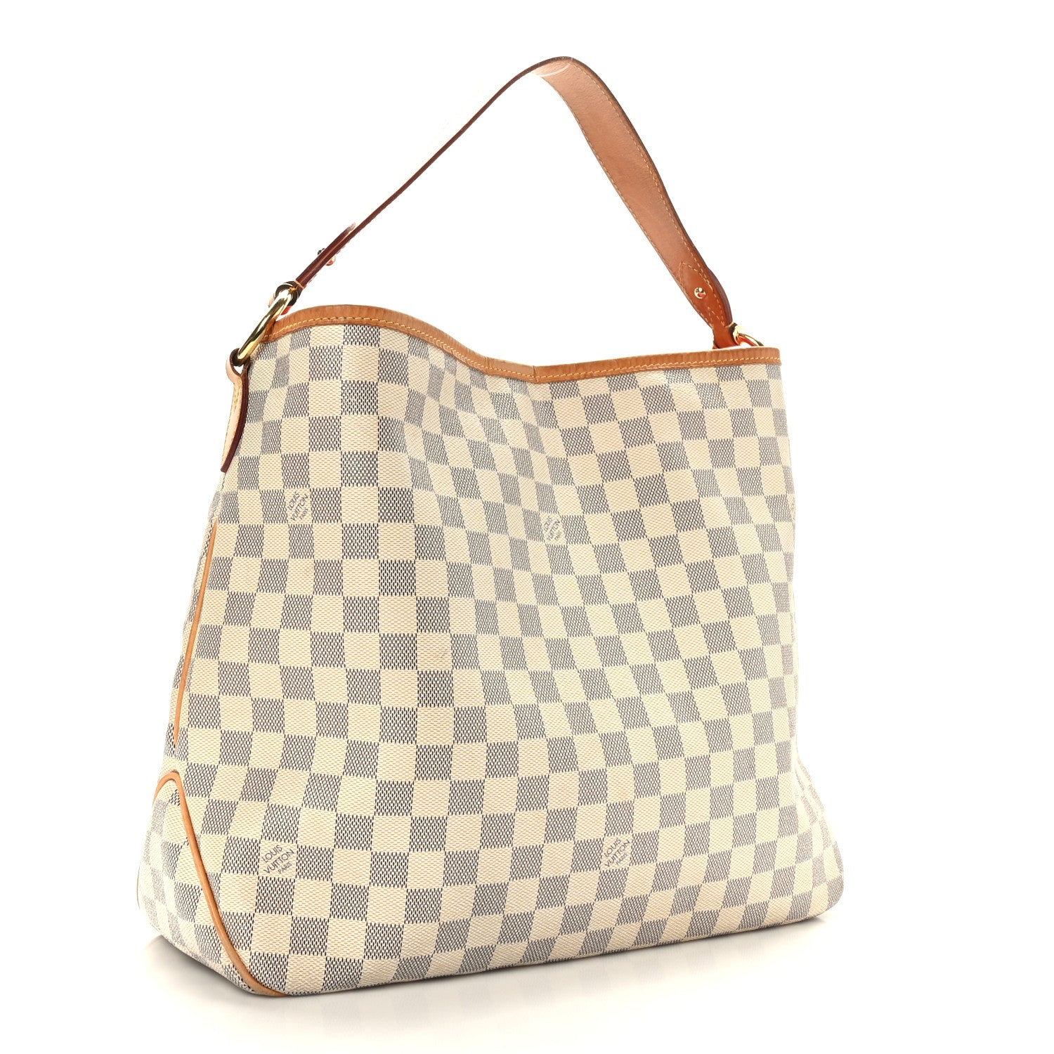 Louis Vuitton Damier Azur Delightful MM Pink 3 of 8