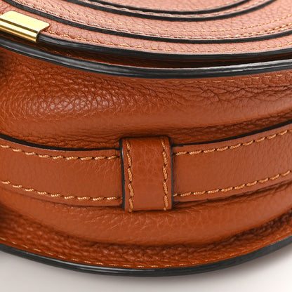 Chloe Calfskin Mini Marcie Round Crossbody Bag Tan 8 of 13