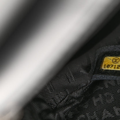 Chanel Patent Quilted Jumbo Diagonal CC Flap Black 6 of 10