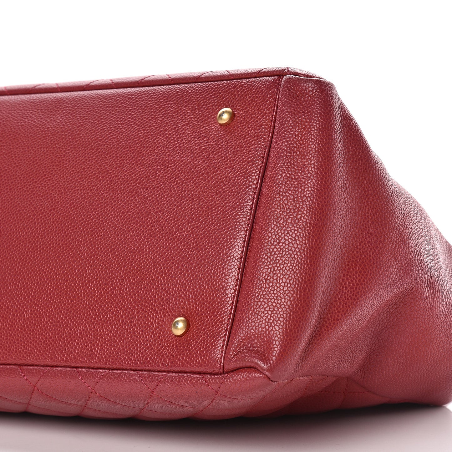 Caviar Quilted Petit Timeless Tote PTT Dark Pink