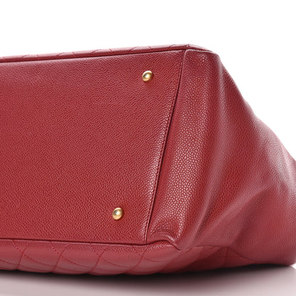 Chanel Caviar Quilted Petit Timeless Tote PTT Dark Pink 10 of 22