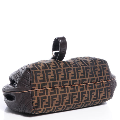 Fendi Zucca Nappa Nuvolata Vitello Tortuga Spy Tobacco Moro 4 of 10