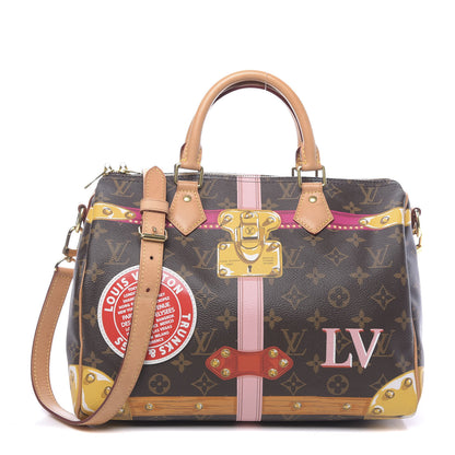 Louis Vuitton Monogram Summer Trunks Speedy Bandouliere 30 1 of 10