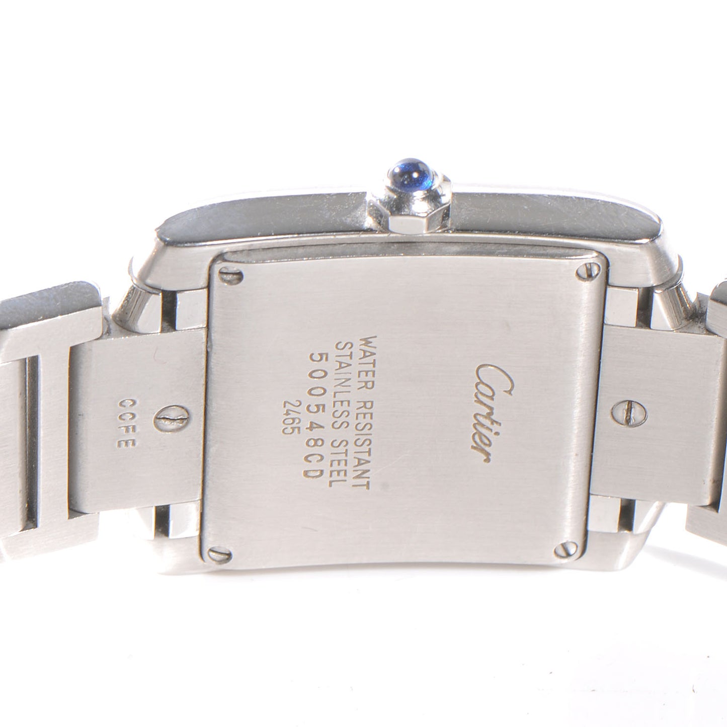 Stainless Steel 25mm Tank Francaise Quartz Watch