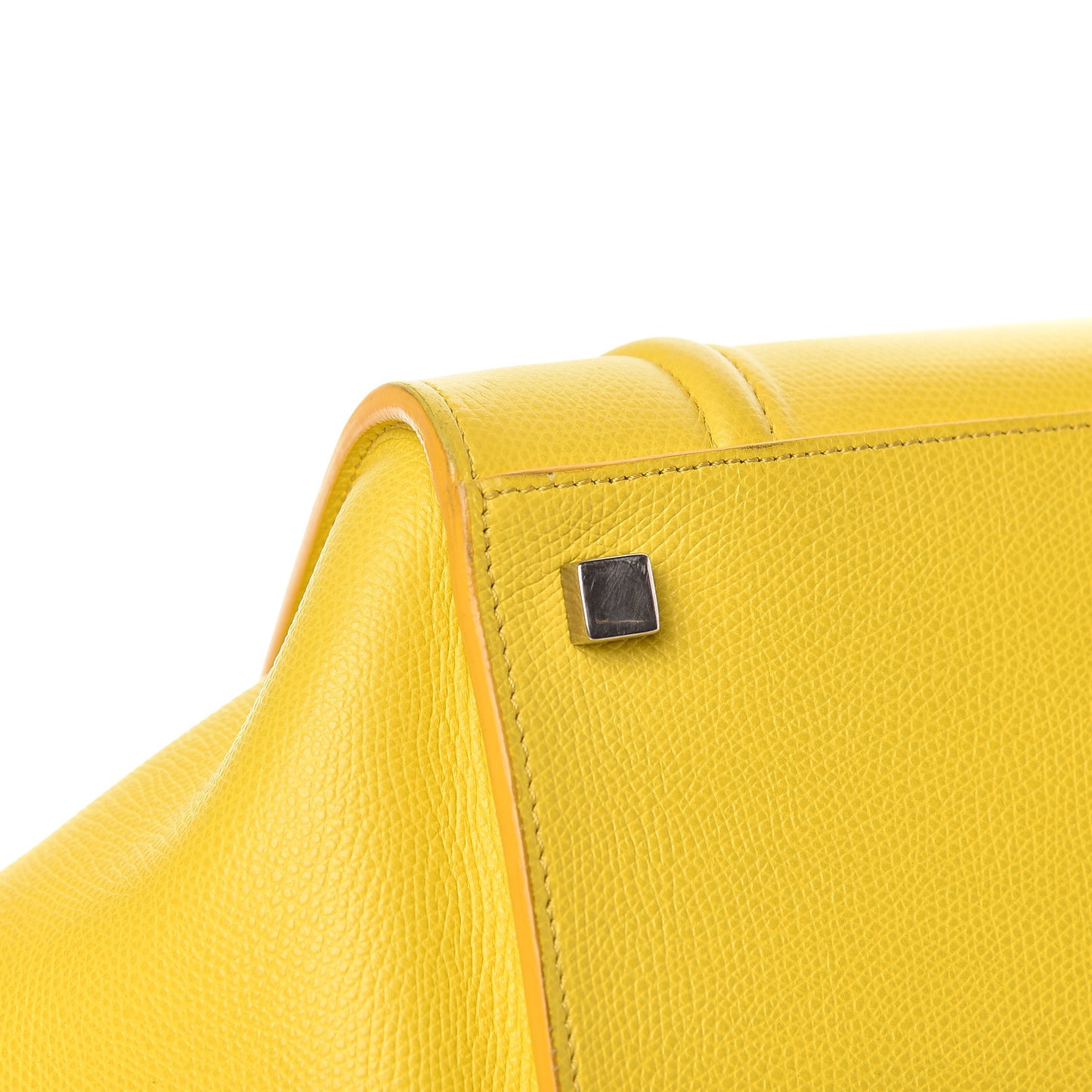 Grained Calfskin Medium Phantom Luggage Yellow