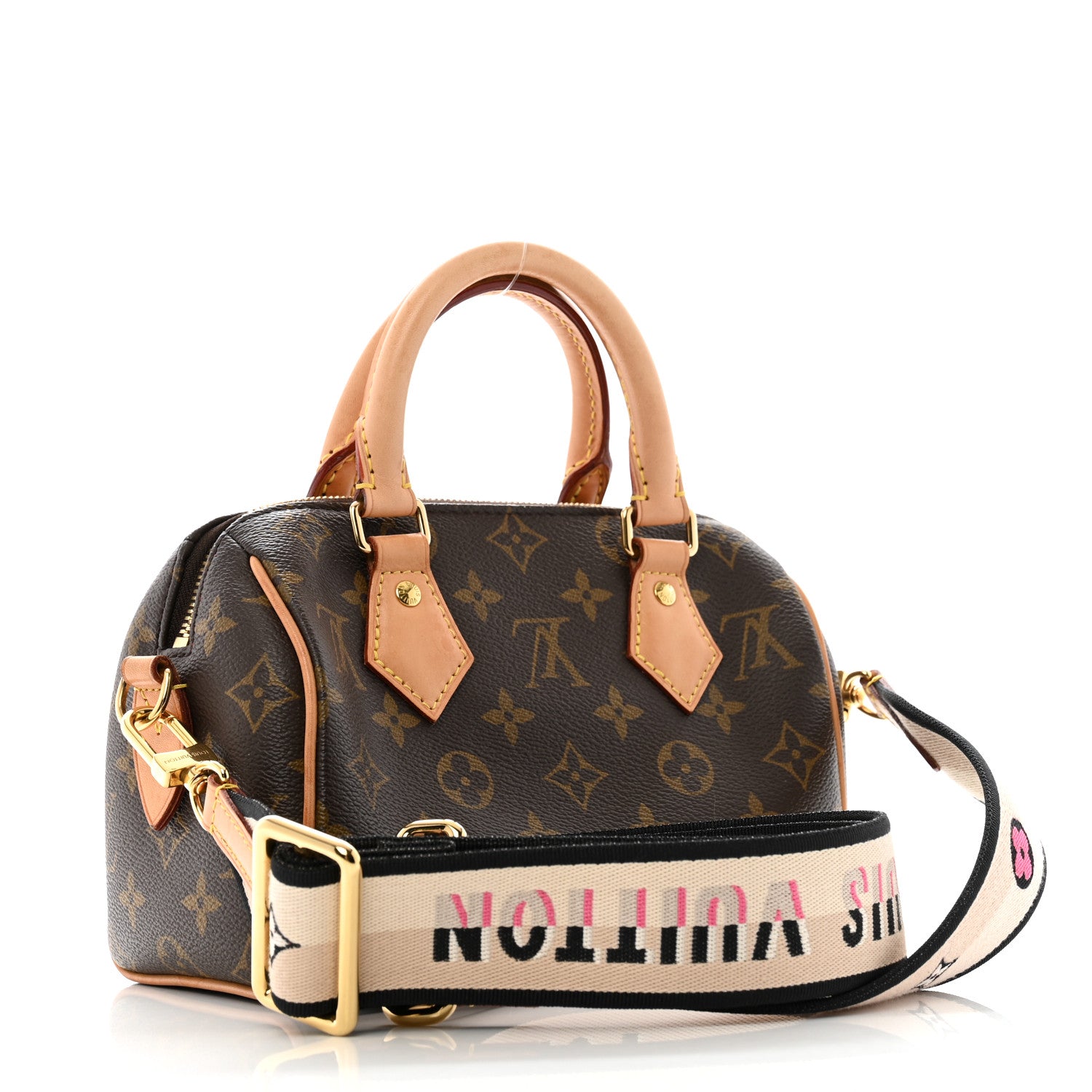 Louis Vuitton Monogram Speedy Bandouliere 20 Black 3 of 12