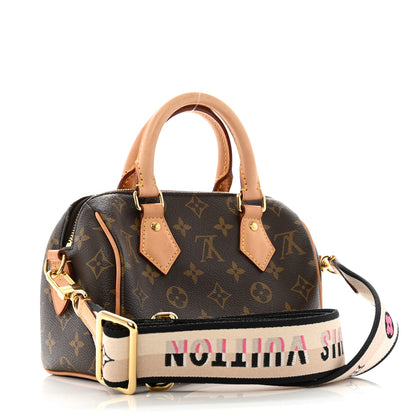 Louis Vuitton Monogram Speedy Bandouliere 20 Black 3 of 12