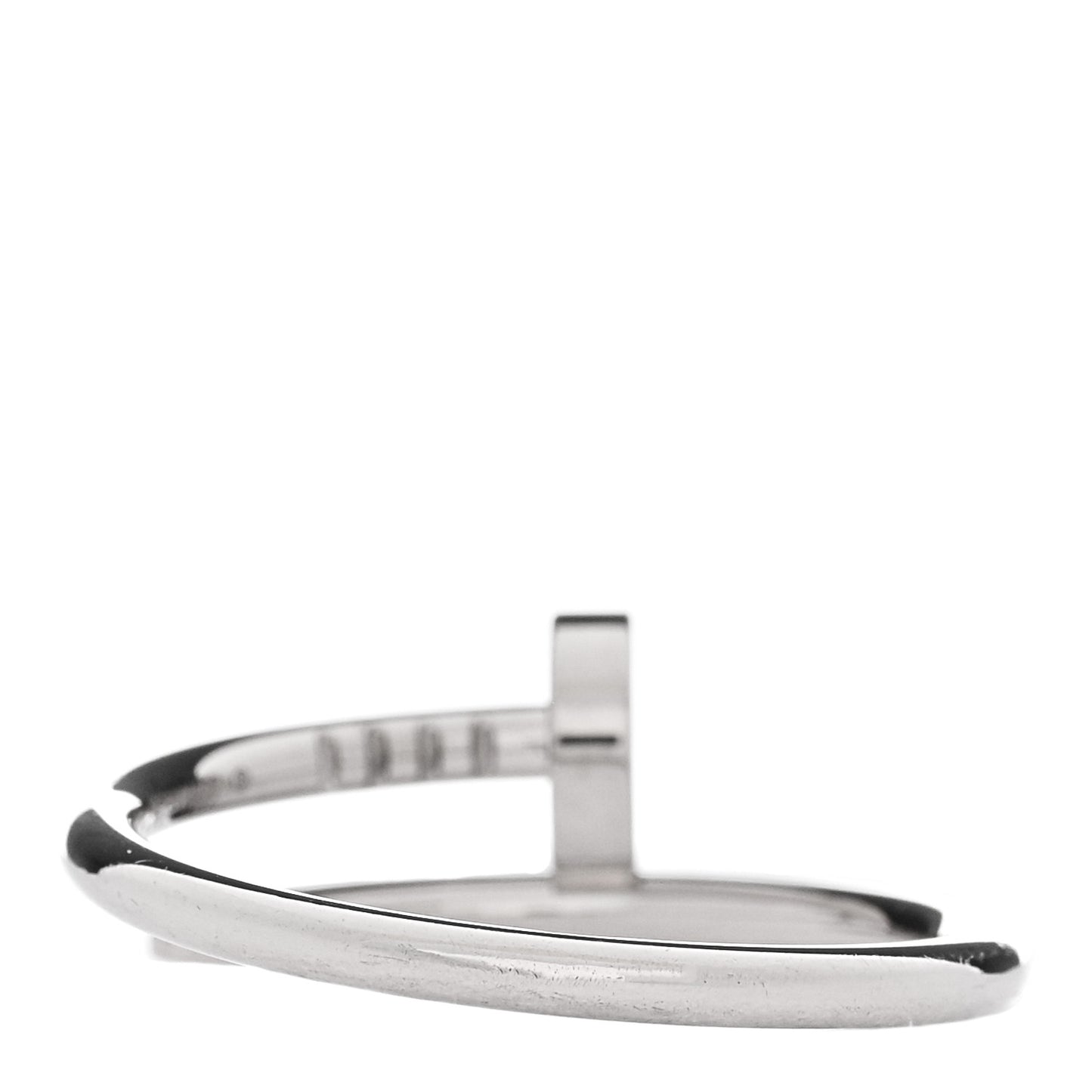18K White Gold Small Juste Un Clou Ring 54 7