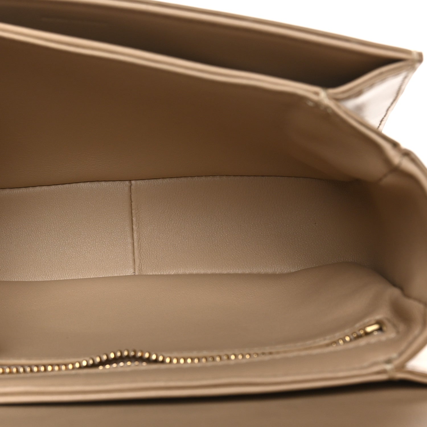 Celine Shiny Calfskin Teen Triomphe Nude 5 of 9