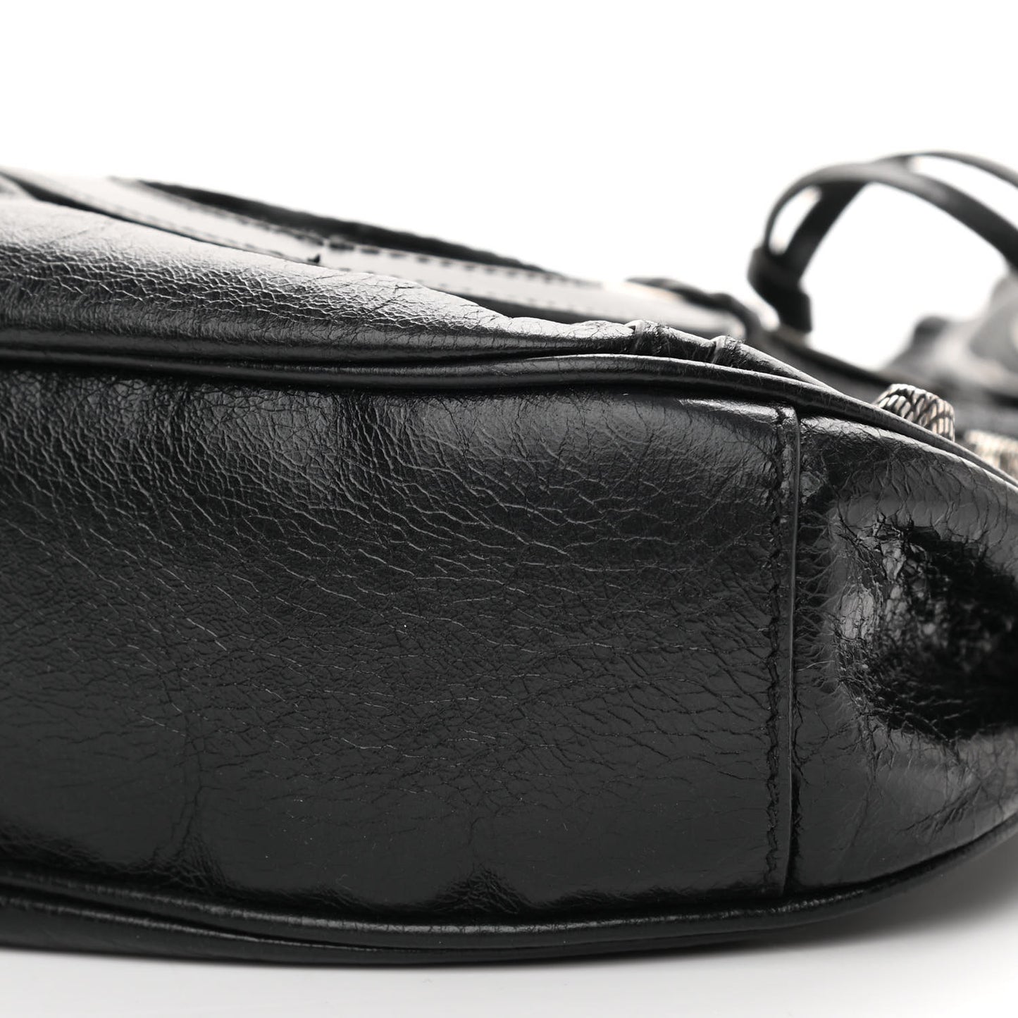 Agneau Arena Le Cagole Shoulder Bag XS Black