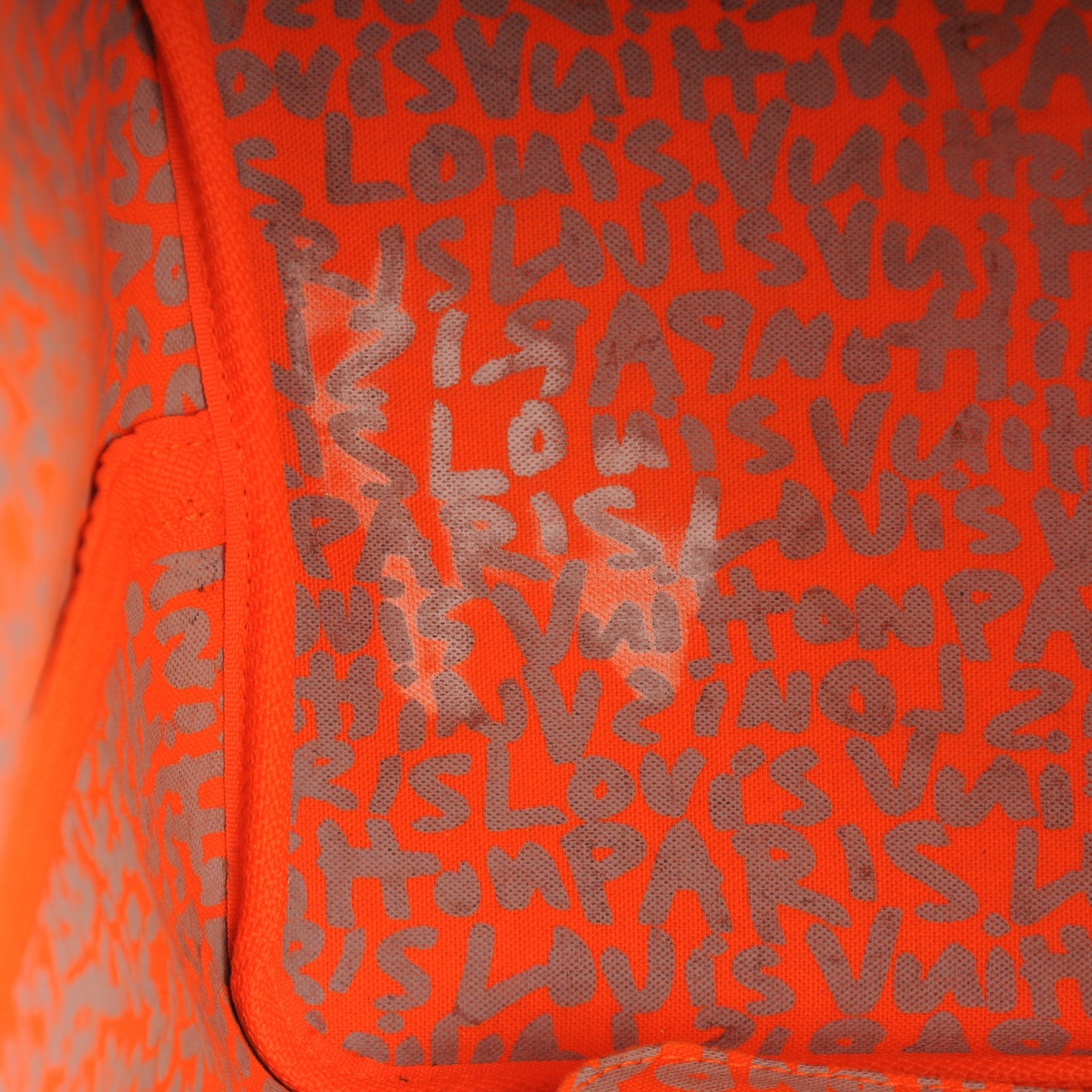 Monogram Graffiti Neverfull GM Orange