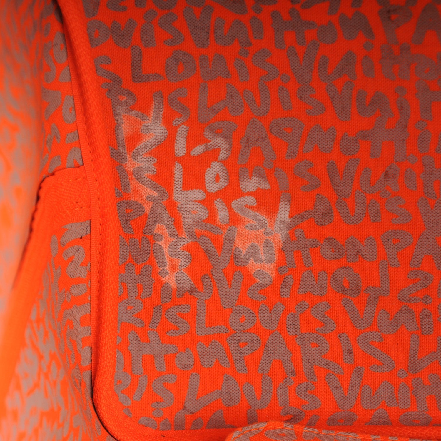 Louis Vuitton Monogram Graffiti Neverfull GM Orange 10 of 10