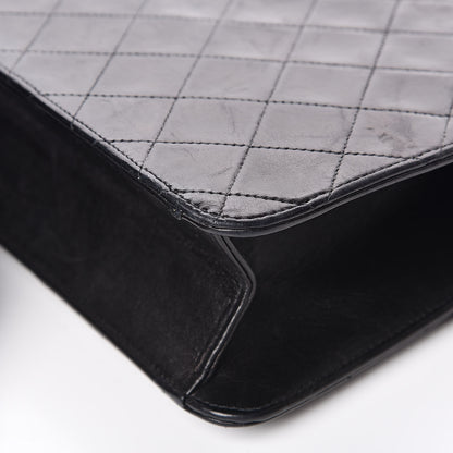 Chanel Lambskin Quilted Medium Single Flap Black 14 of 16