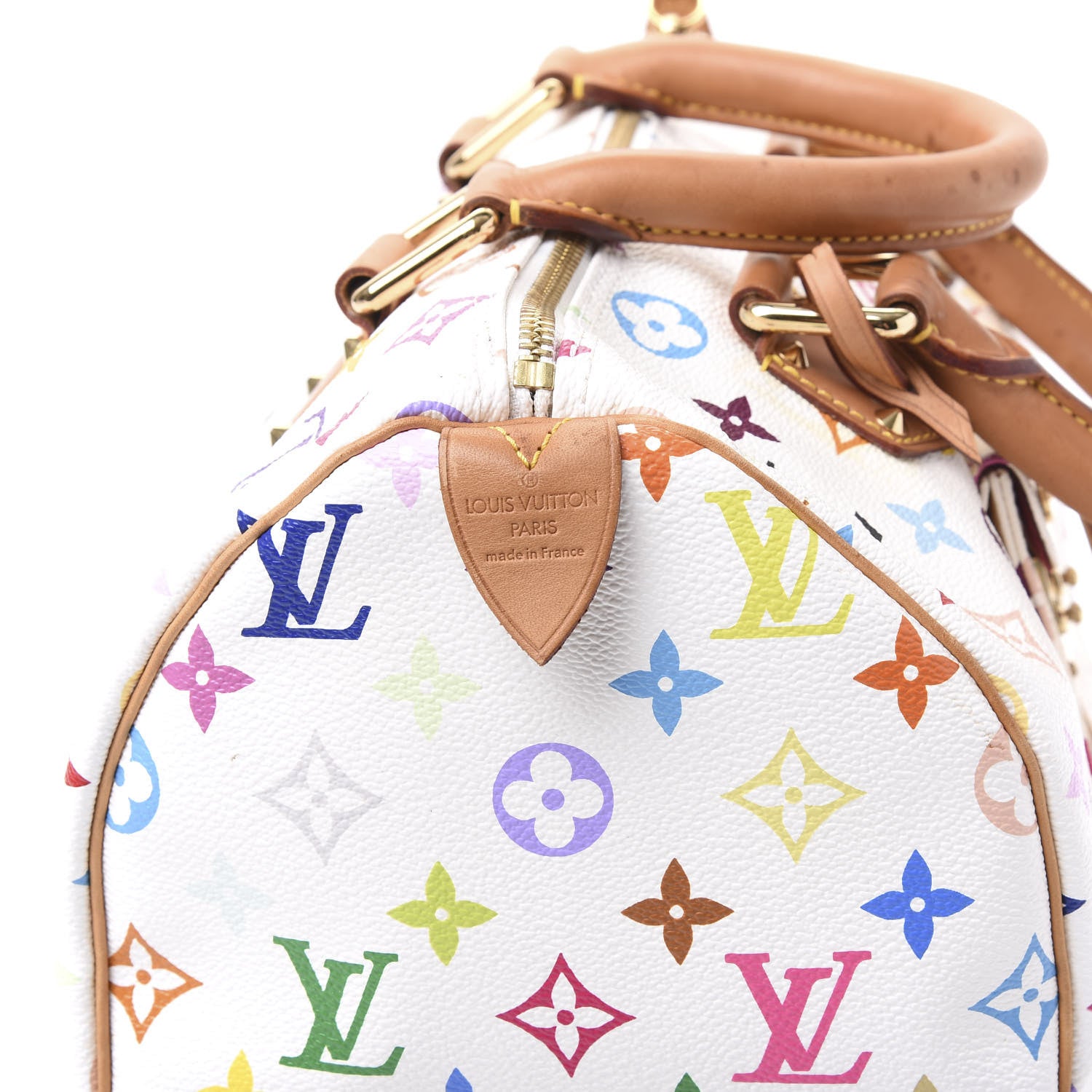 Louis Vuitton Monogram Multicolor Speedy 30 White 10 of 11