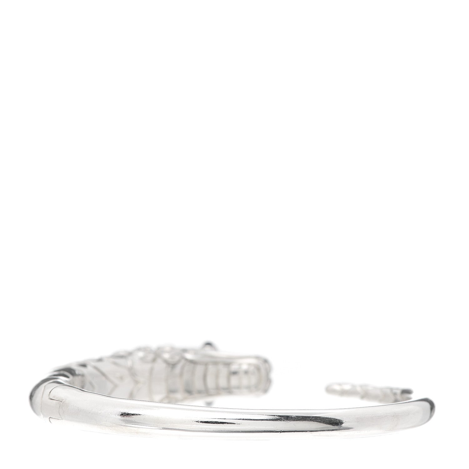 John Hardy Sterling Silver Sapphire Spinel Naga Dragon Cuff Bracelet 3 of 4