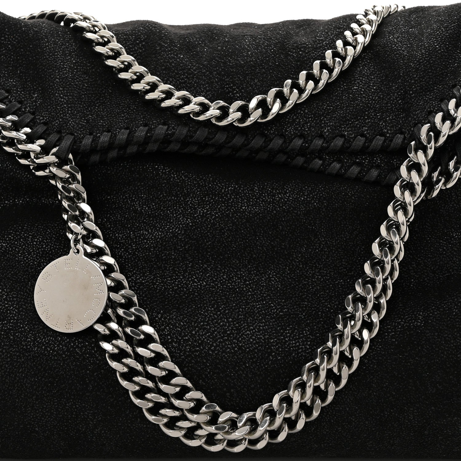 Stella McCartney Shaggy Deer Small Falabella Tote Black 8 of 10