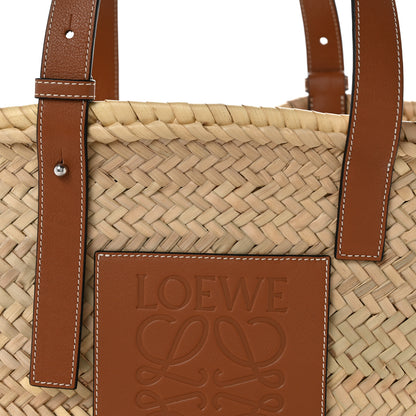 Loewe Raffia Large Basket Tote Bag Natural Tan 7 of 9
