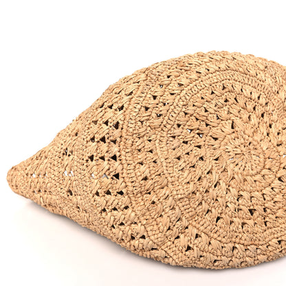 Saint Laurent Raffia Calfskin Small Panier Tote Naturel 8 of 10
