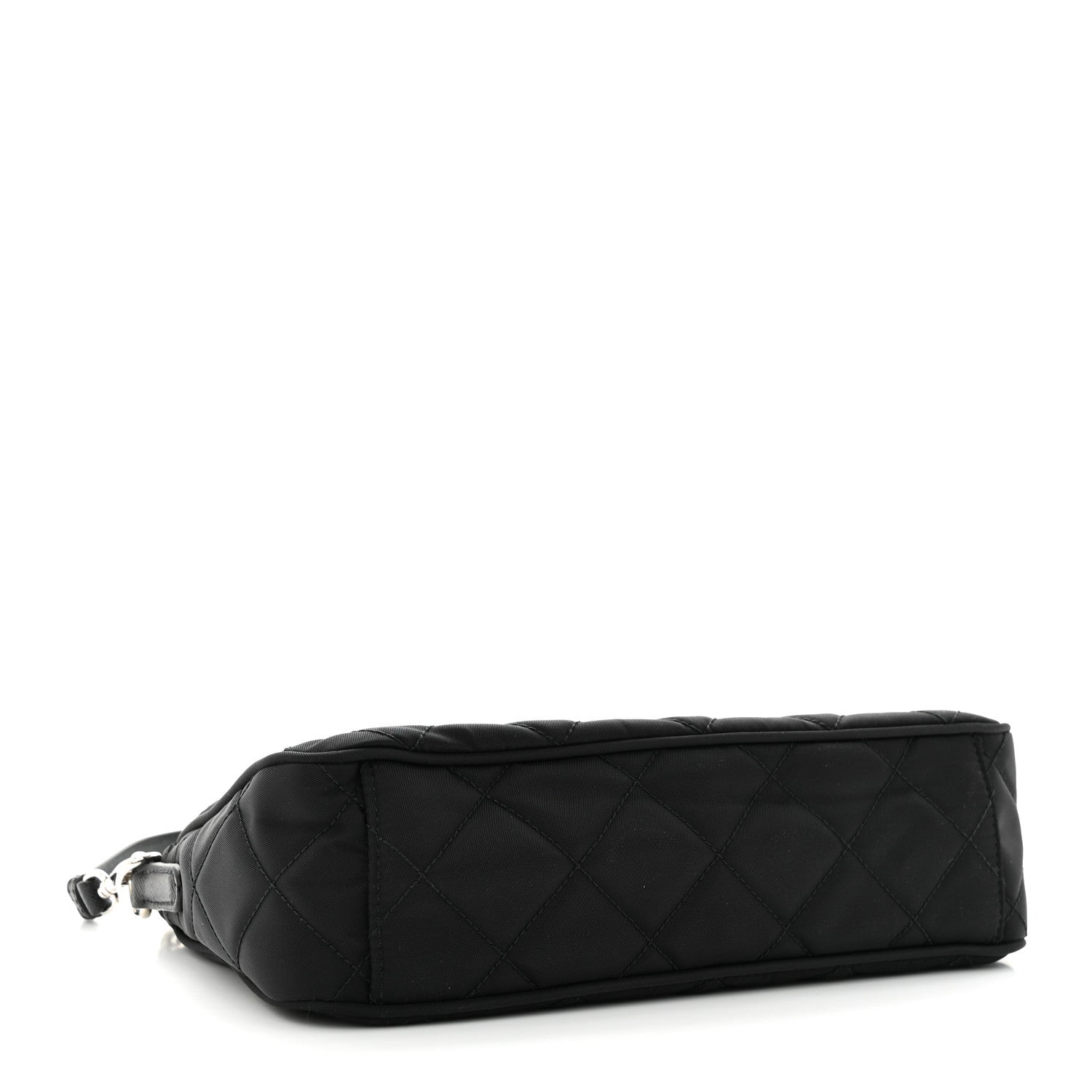 Prada Nylon Tessuto Impuntu Quilted Crossbody Bag Black 4 of 10