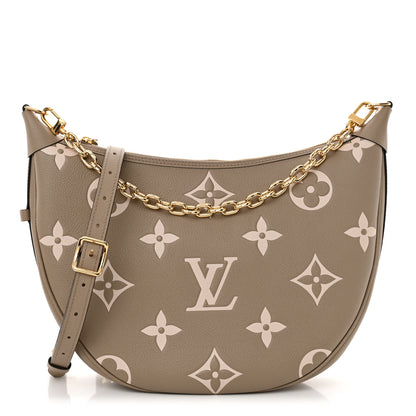 Louis Vuitton Empreinte Monogram Giant Loop Hobo Dove Gray Cream 1 of 11