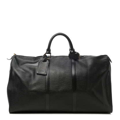 Louis Vuitton Epi Keepall 50 Black 1 of 22