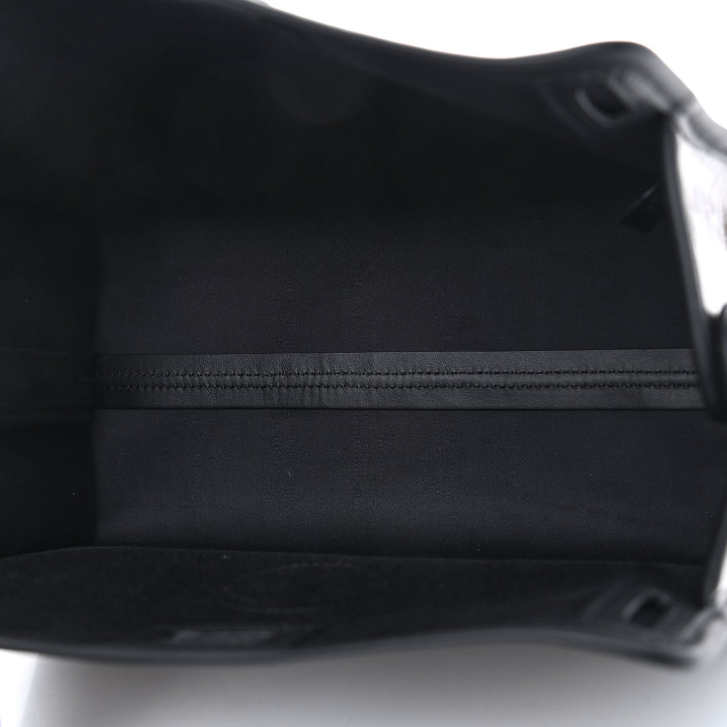 Glazed Fabric Vitello Century FF 1974 Stamp Patch Mini Peekaboo Defender Cover Mogano Panna Black