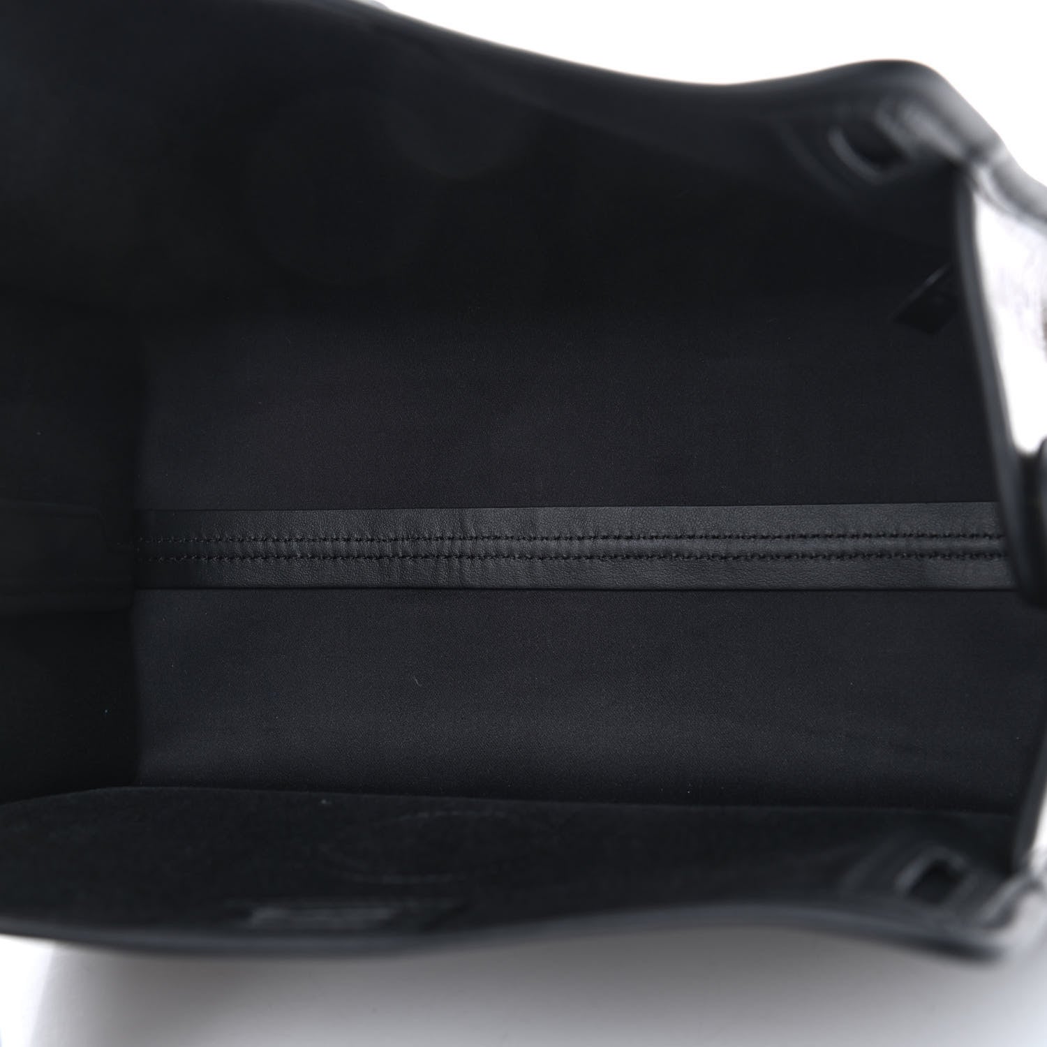 Fendi Glazed Fabric Vitello Century FF 1974 Stamp Patch Mini Peekaboo Defender Cover Mogano Panna Black 5 of 9