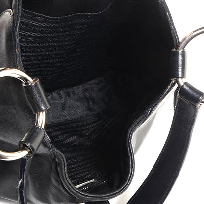 Prada Soft Calf Hobo Nero Black 8 of 18