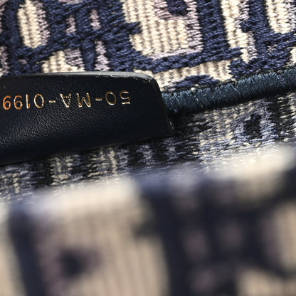 Christian Dior Oblique Medium Book Tote Blue Multicolor 7 of 12