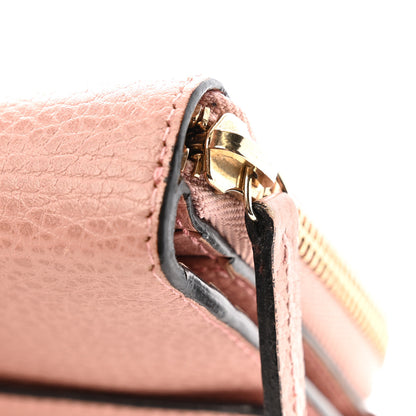 Gucci Dollar Calfskin Interlocking G Continental Wallet Soft Pink 10 of 12