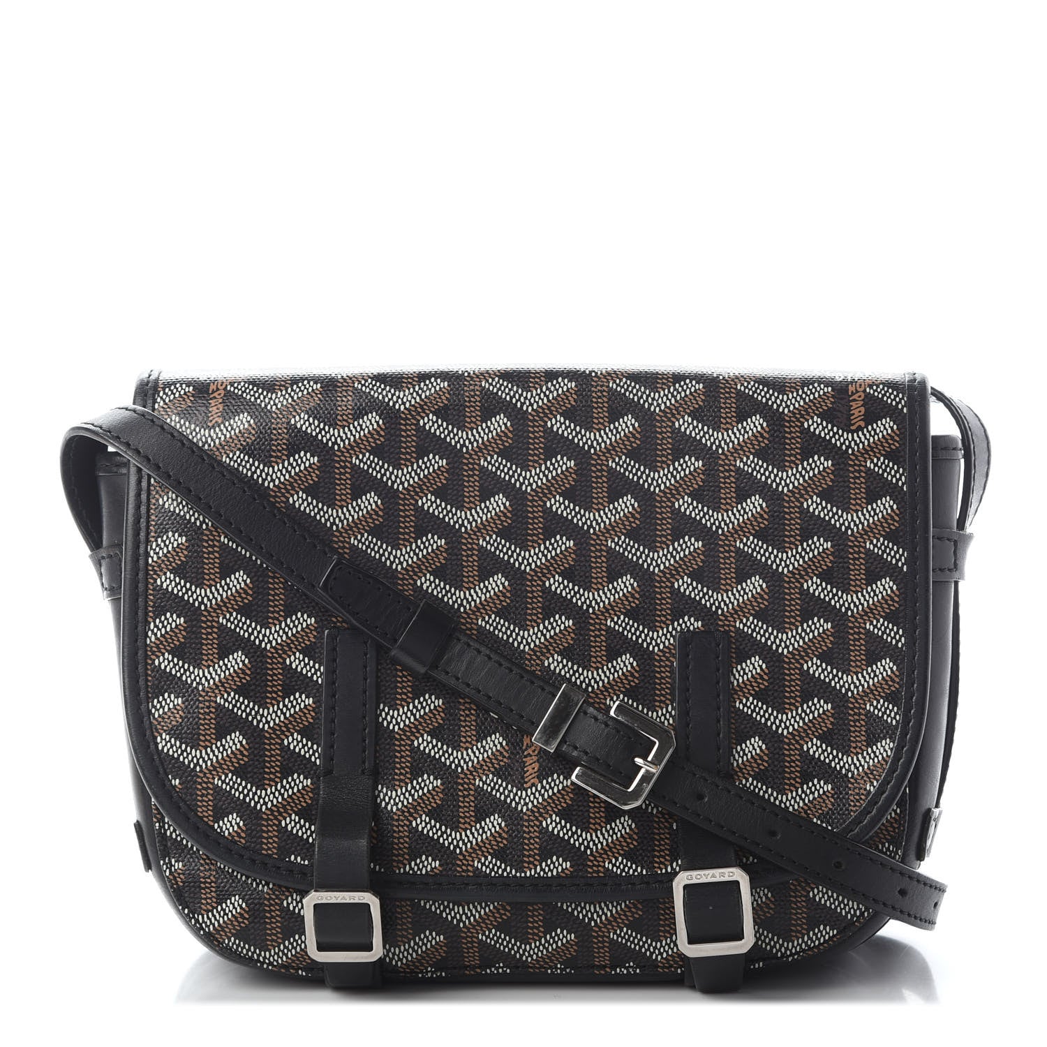 Goyard Goyardine Belvedere PM Messenger Bag Black 1 of 7