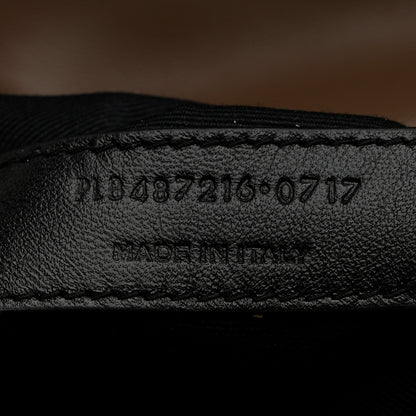 Saint Laurent Calfskin Y Quilted Monogram Medium Loulou Chain Satchel Desert Storm 9 of 12