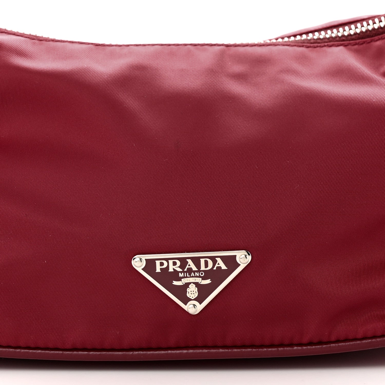 Prada Tessuto Nylon Small Shoulder Bag Red 8 of 13