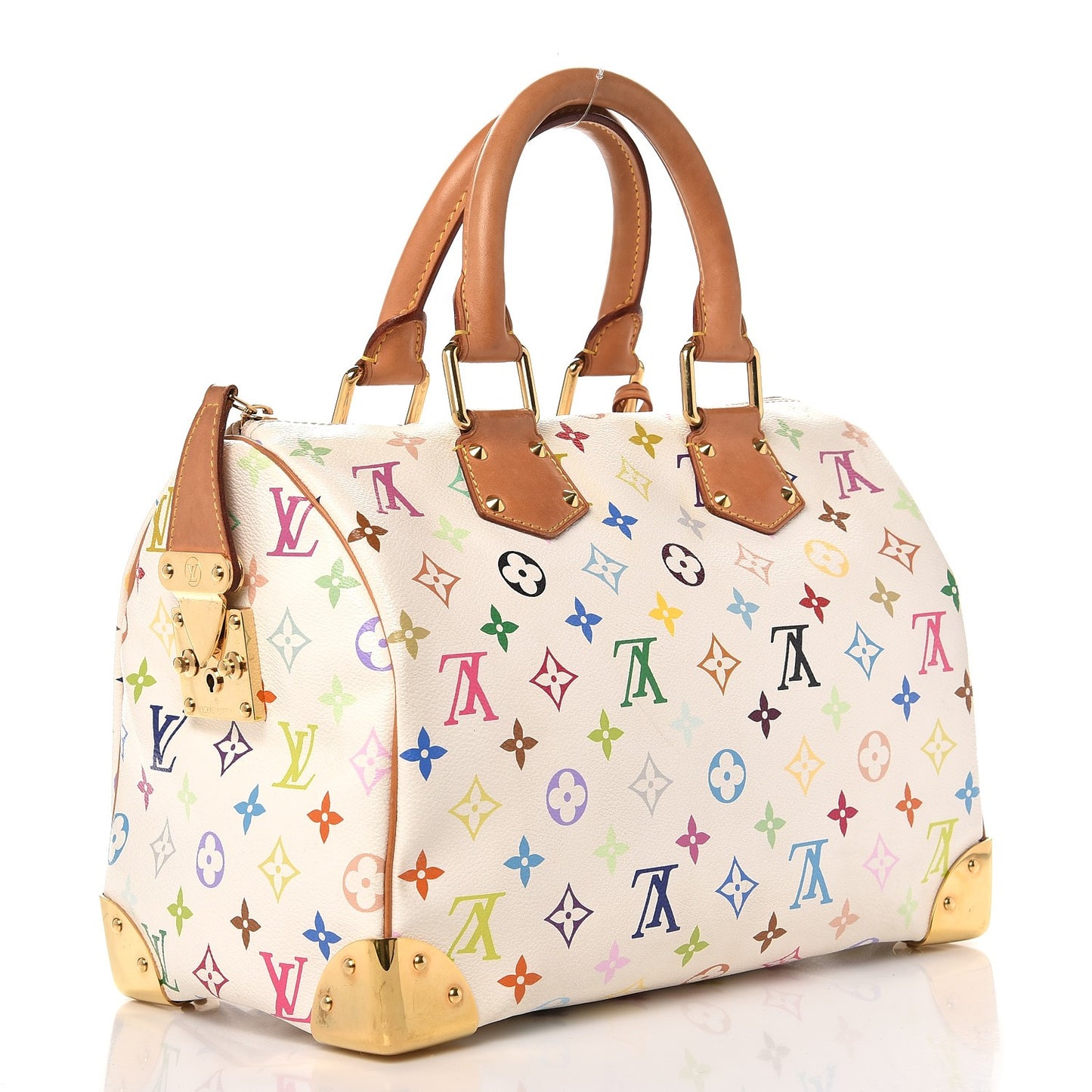 Monogram Multicolor Speedy 30 White