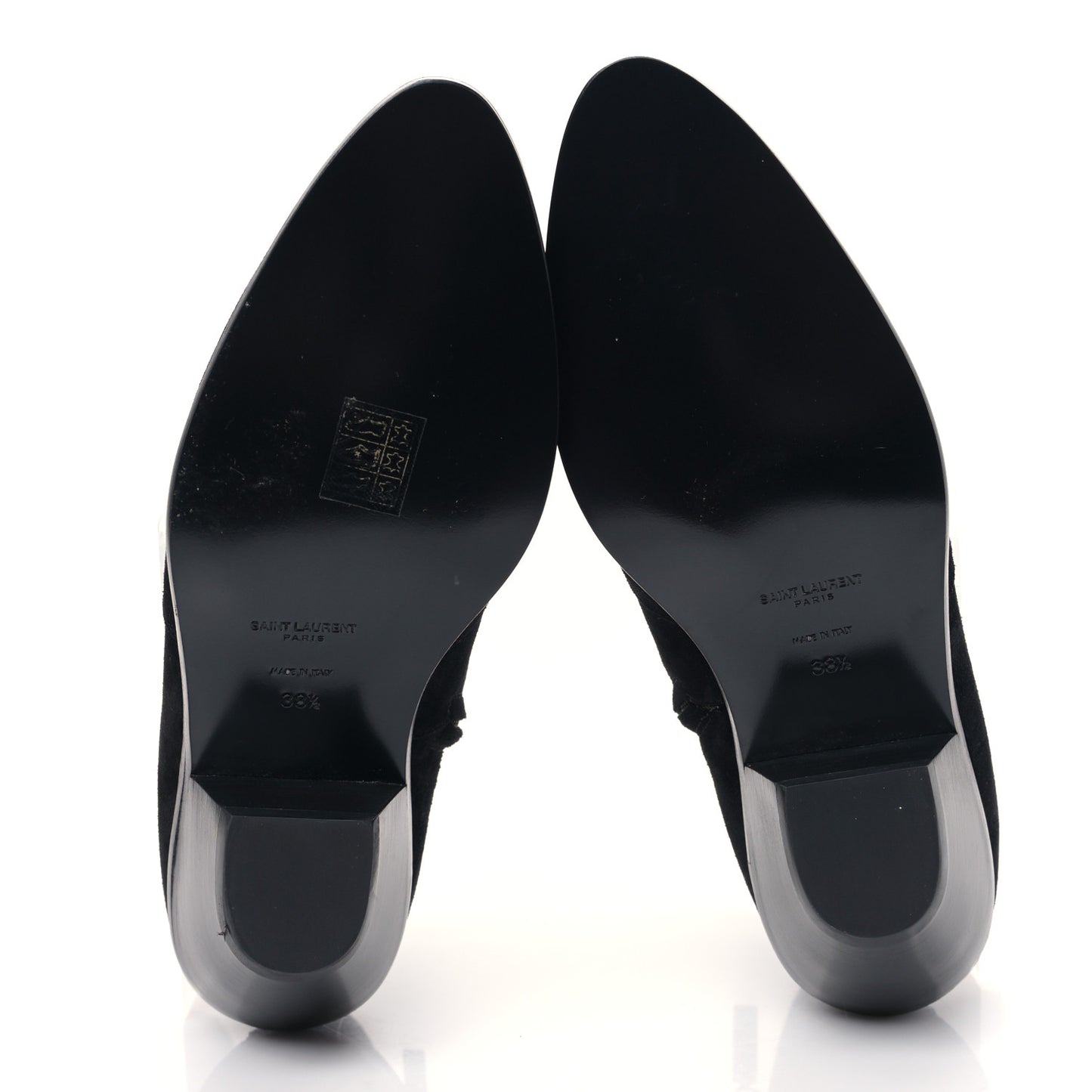 Suede Chelsea Boots 38.5 Black