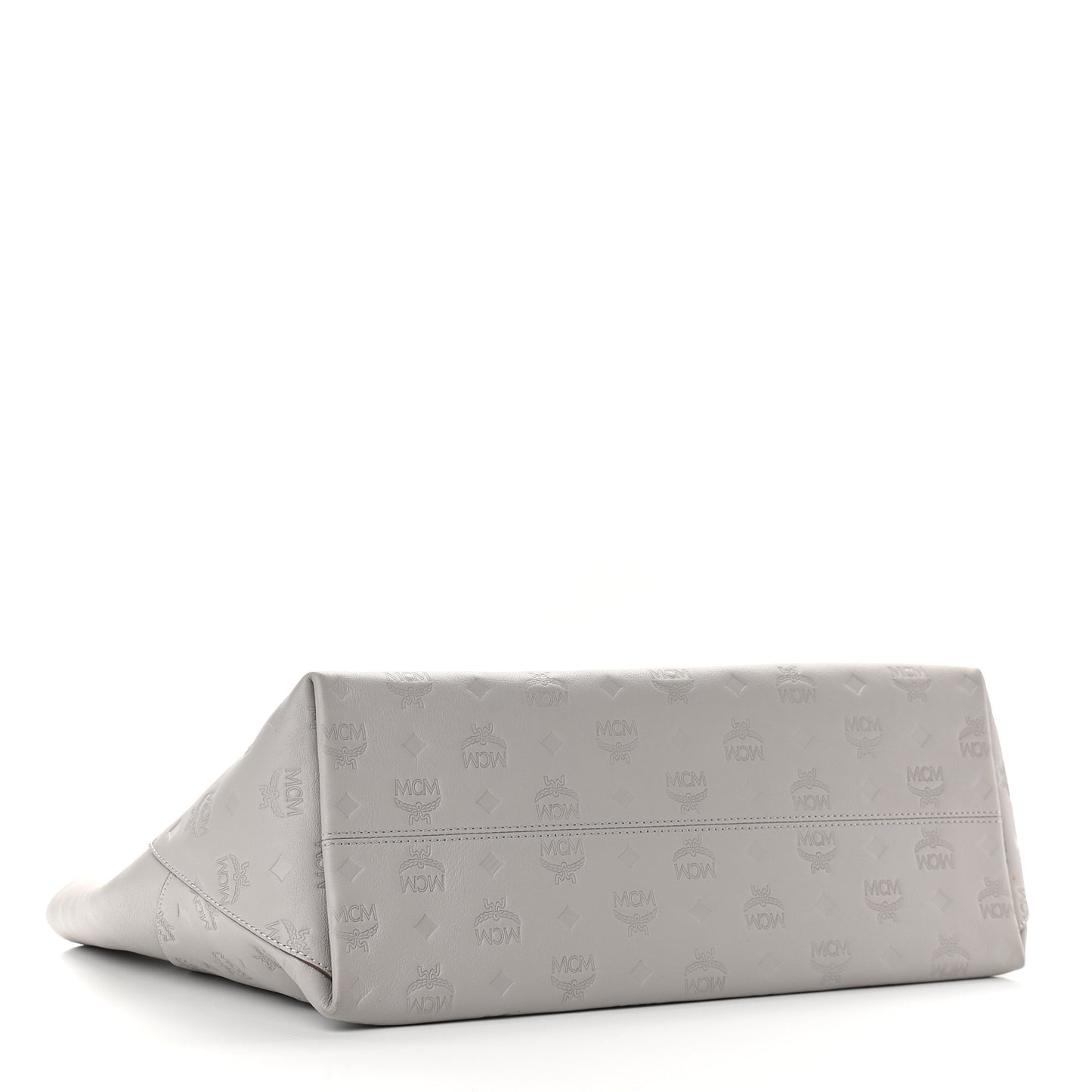 Calfskin Ottomar Monogram Medium Klara Shopper Tote Dove