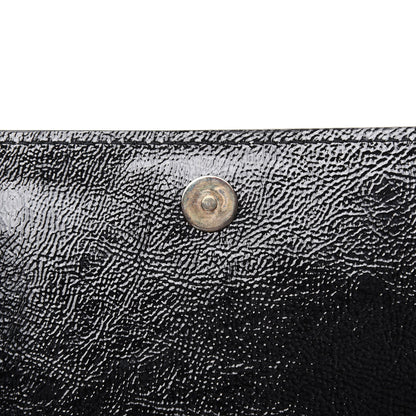 Saint Laurent Textured Patent Monogram Belle De Jour Clutch Black 8 of 13